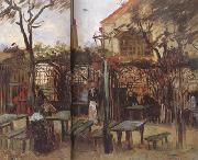 Vincent Van Gogh Terrace of a Cafe on Montmartre (nn04) oil on canvas